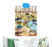 Gráficos de Pared del Alfabeto | Interactivo | Material de Papel | Tablero de Sonido Interactivo | Pósteres de Aprendizaje Preescolar | Ajustable | para niña niño Maestro Escuela en casa