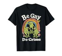 Gráficos Divertidos del Orgullo Gay con Ranas Do Crime Camiseta