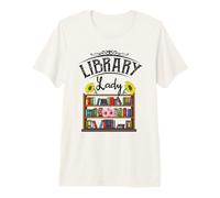 Gráficos Divertidos la bibliotecaria de Lectura Libros Camiseta Premium