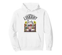 Gráficos Divertidos la bibliotecaria de Lectura Libros Sudadera con Capucha