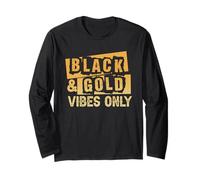 Gráficos inspiradores de Black and Gold Vibes Only Manga Larga