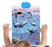 Gráficos murales parlantes para niños - Póster Educativo Interactivo | Ayuda para el Aprendizaje en el Aula, Tablero de Actividades con Sonido para niños, Pantalla de Aprendizaje en Audio, gráfico de