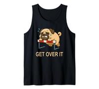 Gráficos Pug Hurdler Camiseta sin Mangas