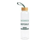 Grafik-Werkstatt Botella de agua unisex para adultos con texto divertido en alemán | con asa | 550 ml | Hombres, Verde pequeño