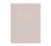Grafik-Werkstatt Cuaderno de tapa blanda, 148 páginas punteadas, 18 x 23,5 cm, diseño de flores