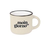Grafik-Werkstatt moingiorno - Taza de café espresso vintage | Mini taza de cerámica para regalar | 95 ml