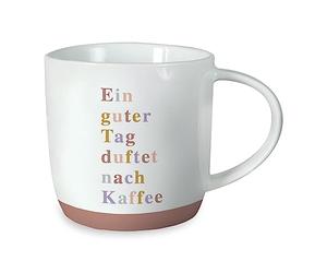Grafik-Werkstatt Taza de café con frase 300 ml taza de porcelana divertida Un buen día