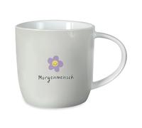 Grafik-Werkstatt Taza de café desayuno con texto en alemán Morgenmensch (300 ml)
