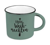 Grafik-Werkstatt Taza de café vintage | Taza de cerámica para regalar | 400 ml | Navidad | Feliz Navidad