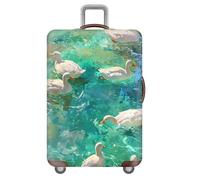 Grafiti Animal Funda para Equipaje,para 18 - 32 Pulgadas,EláStico Fundas Maletas De Viaje,AntiarañAzos,A Prueba De Polvo,Reutilizable Luggage Cover,Funda Maleta Cabina (Pato,L(25-28inch))