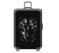 Grafiti Animal Funda para Equipaje,para 18 - 32 Pulgadas,EláStico Fundas Maletas De Viaje,AntiarañAzos,A Prueba De Polvo,Reutilizable Luggage Cover,Funda Maleta Cabina (Lobo,L(25-28inch))