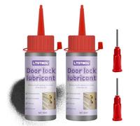 Grafito en Polvo, Grafito Cerraduras, Lubricantes en Polvo de Grafitoss | 60ML*2 Grafito Spray Para Cerraduras, Usado para Bisagras Rígidas, Cerradura de Puerta, Rieles de Puertas y Ventanas,etc