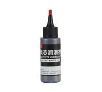 Grafito para cerraduras,Lubricante de grafito |Lubricante de grafito natural en polvo de 50 ml,Lubricante de bloqueo multifuncional portátil con tubo de aguja para bisagra, rieles guía