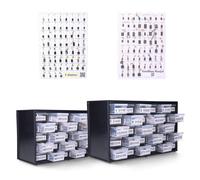 Grafitos Marjal Cajonera para 60 Escobillas de Carbón (240 juegos) con Poster y Muestrario