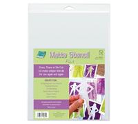 Grafix 9-inch-by-12-inch Stencil película Mate; Pack de 4 Unidades
