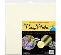 Grafix Craft 010 - Hojas de plástico (30,5 x 30,5 cm, 25 unidades), color blanco opaco
