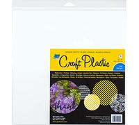 Grafix Craft - Hojas de plástico (30,5 x 30,5 cm, 4 unidades), color blanco opaco, 010, multi, 12 x 12 pulgadas