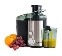 Grafner Exprimidor exprimidor para frutas y verduras, 400 W, 3 niveles de velocidad, gran orificio de llenado de 65 mm, depósito colector de 450 ml, zumos ricos en vitaminas, exprimidor eléctrico de