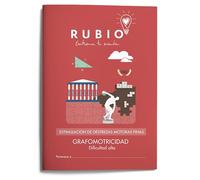 Grafomotricidad - Dificultad alta | RUBIO | Estimulación de destrezas motoras finas: 3 (Estimulación de Destrezas Motoras Finas (Grafomotricidad))