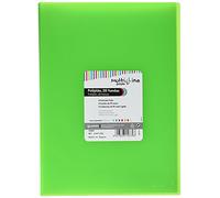 Grafoplás 01451720-Carpeta de fundas Multiline, 20 fundas, tamaño folio, color vede