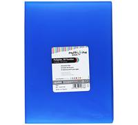 Grafoplás 01471730-Carpeta de fundas Multiline, 30 fundas, tamaño folio, color azul