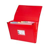 Grafoplás 02963051-Carpeta organizadora, tamaño folio, color rojo