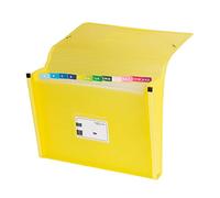 Grafoplás 02963060- Carpeta separadora con fuelle. tamaño folio, color amarillo