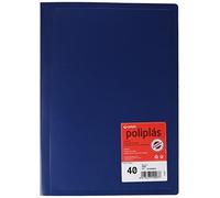 Grafoplas 1155705 - Carpeta de 40 fundas, color azul