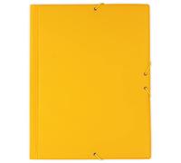 Grafoplás 1222560. Carpeta Tres Solapas, PVC, Folio, Amarillo, Serie Colors, Reach