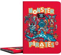 Grafoplás 1332151 Coleccion Katuki Saguyaki Carpetas de 30 Fundas Transparentes, Cubiertas de Polipropileno Opaco, Modelo Monster Pirates, A4