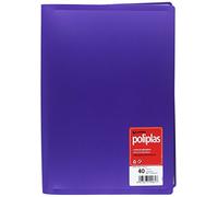Grafoplas 1441635 - Carpeta de 40 fundas, color Violeta