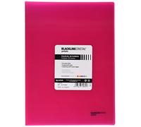 Grafoplás 14751854. Carpeta de 30 fundas, tamaño folio, tapas Polipropileno, color fucsia. Poliplás Blackline Cristal. Poliplás Blackline Cristal