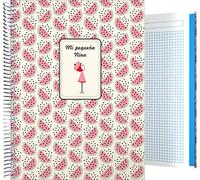 Grafoplás 16501938 Colección Nina Cuaderno, Cuadriculado 5 Mm, Modelo Sandías, A4