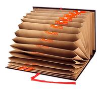 Grafoplás 2921010 Pokf Carpeta Acordeón, Negro, 1/4, 26.5 x 19.5 cm, 1 unidad