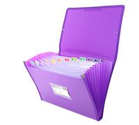 Grafoplás 2963469. Carpeta Separadora con Fuelle, Lavanda, 13 Posiciones, Tamaño Folio, Polipropileno, Like