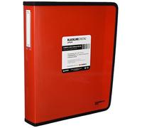 Grafoplas 30120651. Carpeta Anillas Rojo A4 +, Polipropileno, 4 Anillas de 40mm, Serie Blackline