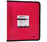 Grafoplás 30120654, carpeta anillas fucsia A4+, polipropileno, 4 anillas de 40mm, serie blackline