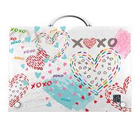 Grafoplás 37402197 Colección Diverse Maletín Escolar con Asa, Polipropileno, Cierre con Broche, Modelo Xoxo, Folio