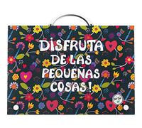 Grafoplas 37402462. Maletín Escolar con Asa, Polipropileno, Colección Sé Tú, Enjoy