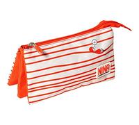 Grafoplás 37540677. Estuche Escolar Triple, Relax, de Nina and Other Little Things, 22,5x12x14cm