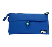 Grafoplás 37543830. Estuche Escolar Plano, Color Azul, 23,5x12cm, Bits & Bobs