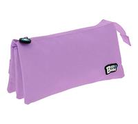 Grafoplas 37545464. Estuche Triple, Color Lavanda, 23, 5x12x14cm, Bits & Bobs