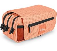 Portatodo Triple Con Solapa Kuru Melocotón 3 Compartimentos Grafoplás