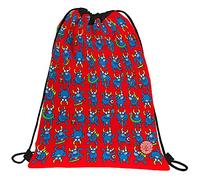 Grafoplás 37610530. Mochila Saco, Colección Katuki Saguyaki, Bull, Cierre Cuerdas, Bolsillo Exterior, 36x47cm