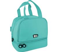 Grafoplás 37700031. Portameriendas Escolar, Térmico, Azul Claro, Bits & Bobs, 23x21x16cm