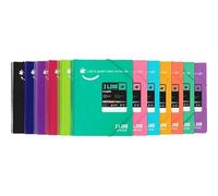 Grafoplás 39223036. Carpeta de Fundas con Espiral, A4, Turquesa, 30 Fundas, Polipropileno, I Like Smile