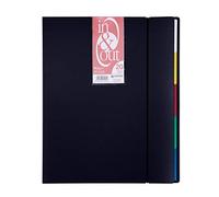 Grafoplás 39402010-Carpeta fundas extraibles, tamaño A4, color negro, 20 fundas