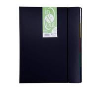 Grafoplas 39405010-Carpeta fundas extraibles, tamaño A4, color negro, 50 fundas