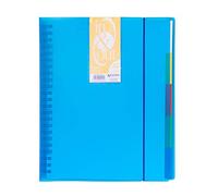 Grafoplás 39424030. Carpeta fundas extraibles, tamaño A4, color azul, 40 fundas