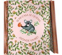 Grafoplás 39822429. Carpeta de Fundas A4 con Espiral, Colección Wise Planet, Koala, Tapas Polipropileno Rígido, Cierre Gomas Elásticas, 30 Fundas Transparentes, Incluye Sobre con Cierre Textil